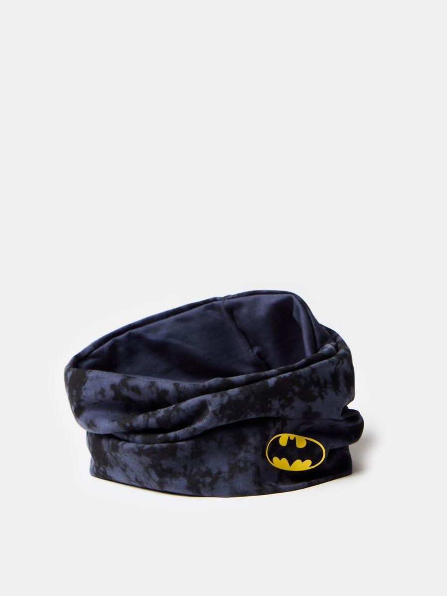 Organic cotton neck warmer with Batman print_0