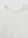 Camiseta blanca slim fit de canal&eacute; en algod&oacute;n el&aacute;stico para beb&eacute; ni&ntilde;a_3