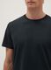 Black pure cotton regular fit t-shirt_3