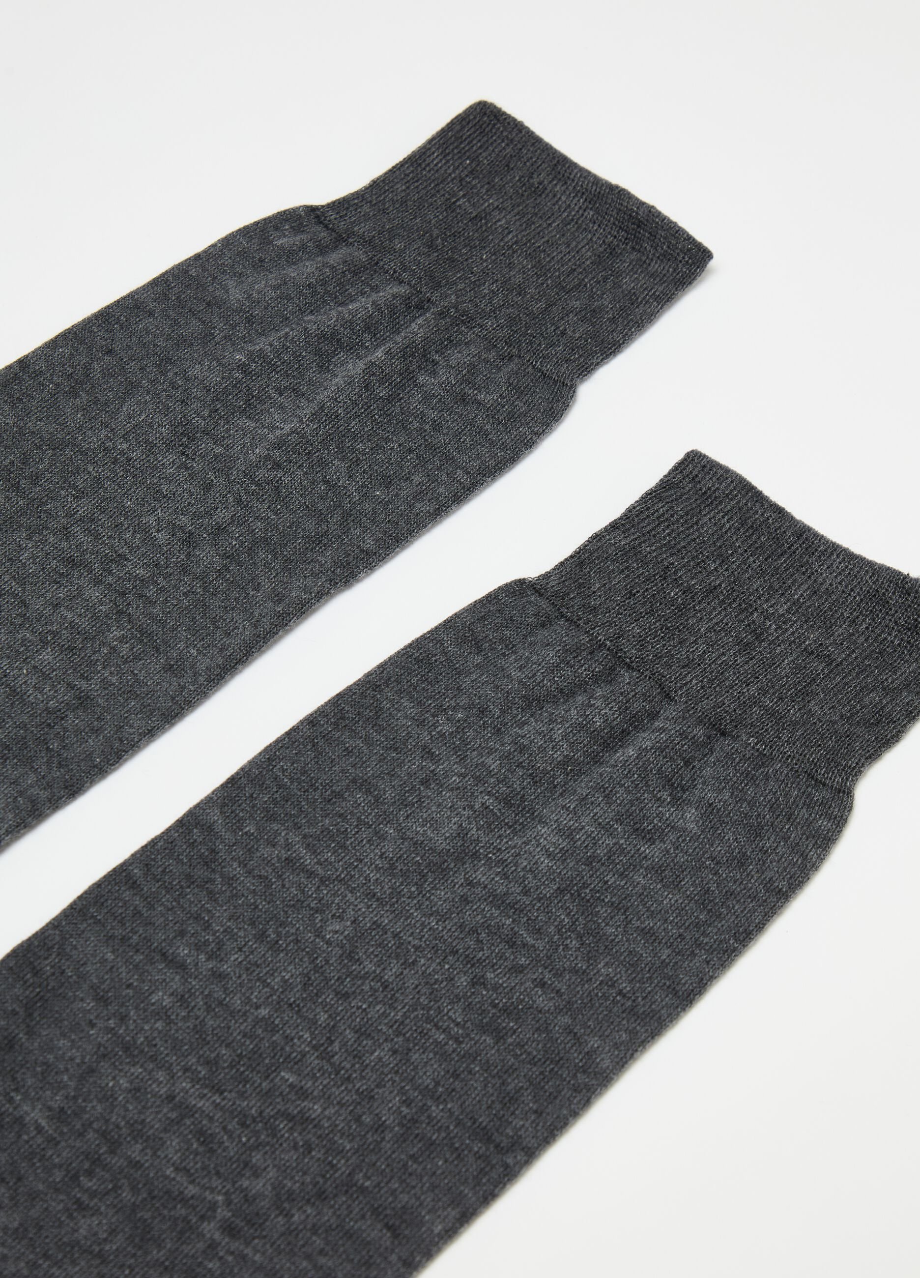 Two-pair pack short socks in Supima cotton