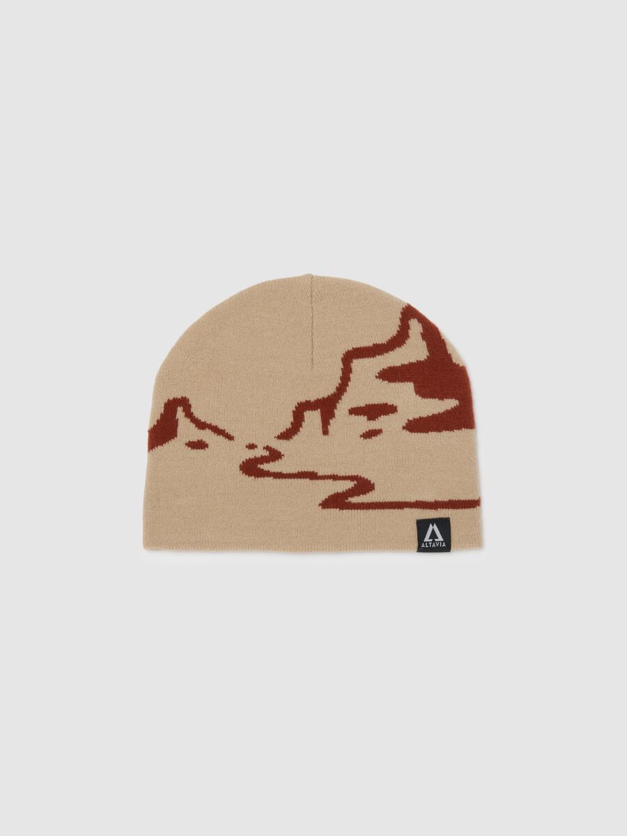 Jacquard Hat with Contrasting Graphic Pattern ALTAVIA WITH DEBORAH COMPAGNONI_1