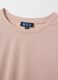 Pink regular fit stretch blend T-shirt_5