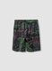 Short en pur coton multicolore pour gar&ccedil;on, coupe classique_4