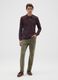 Brown pure cotton polo regular fit_1