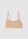 Beige bralette bra with removable padding_4