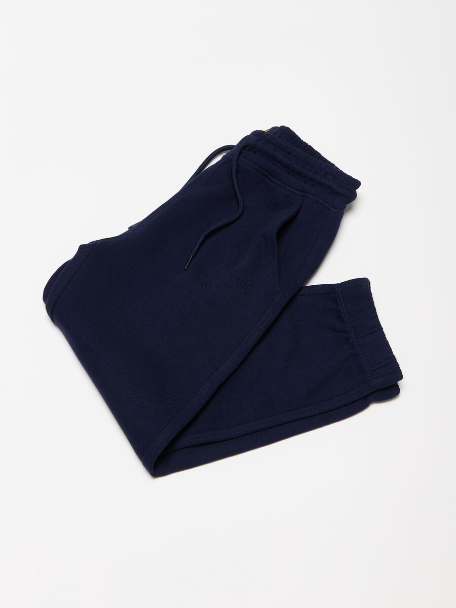 Joggers with drawstring and elasticated trims_2