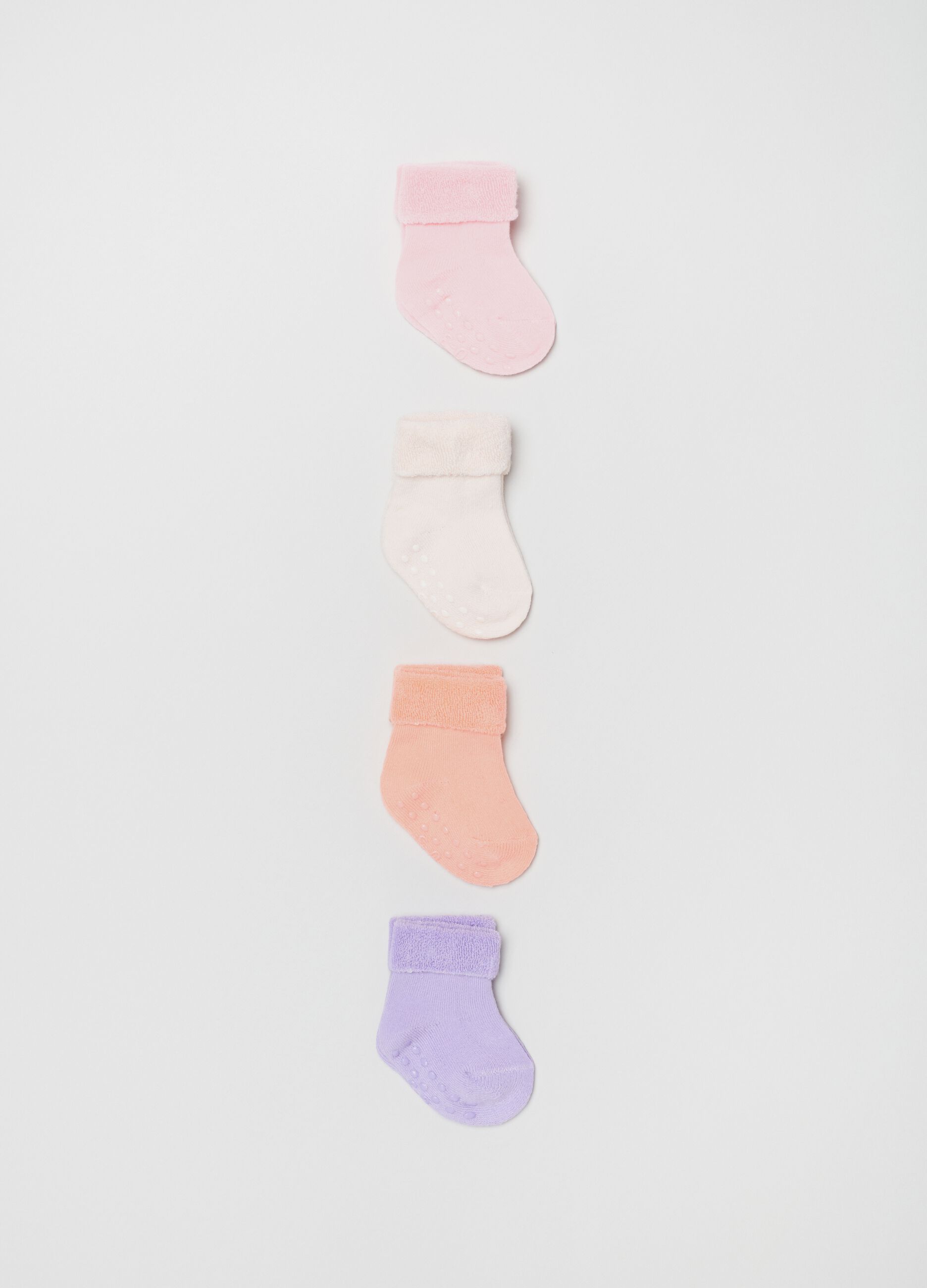 Four-pair pack slipper socks_0