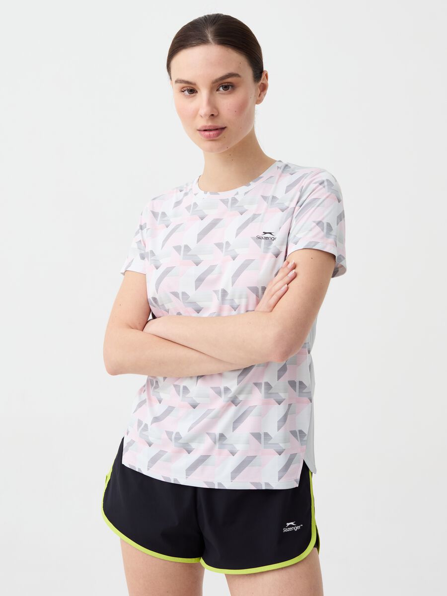 Camiseta de tenis estampado Slazenger_1