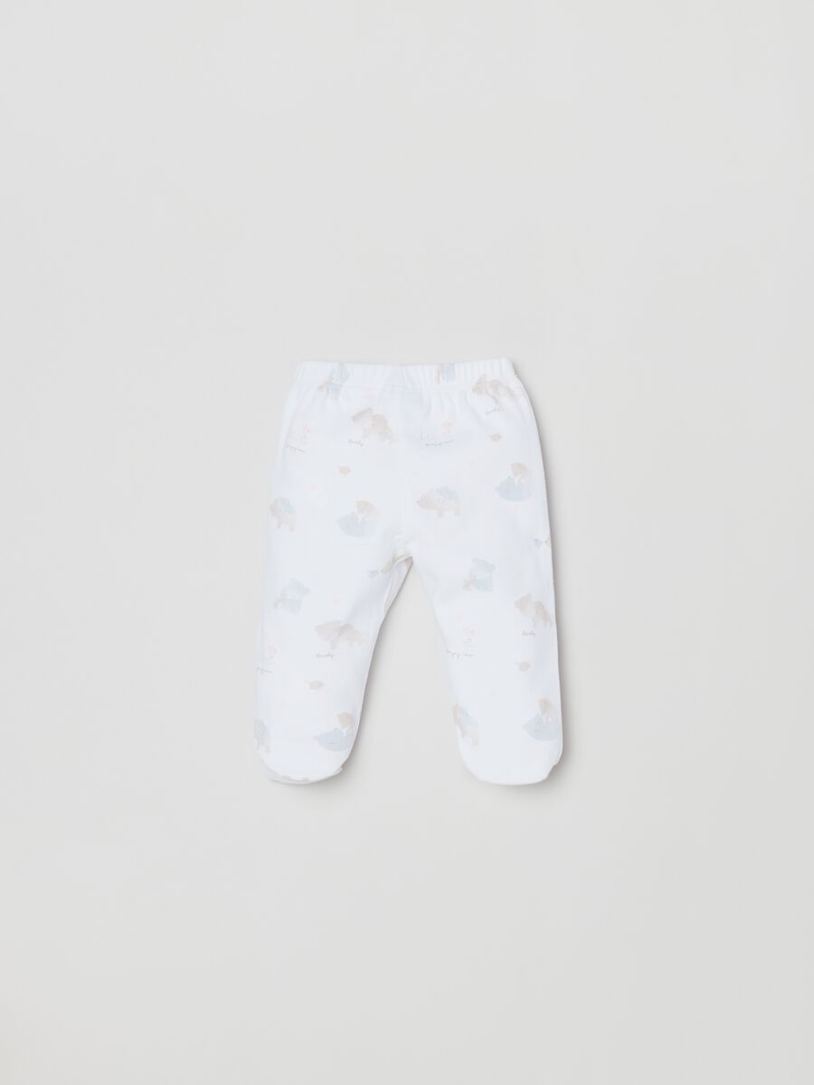 Two-pack cotton baby leggings with print_1