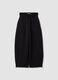 Black cotton-blend baggy-fit jogger trousers_4