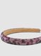 Pink headband with rhinestones and animal print for girls and teens_1