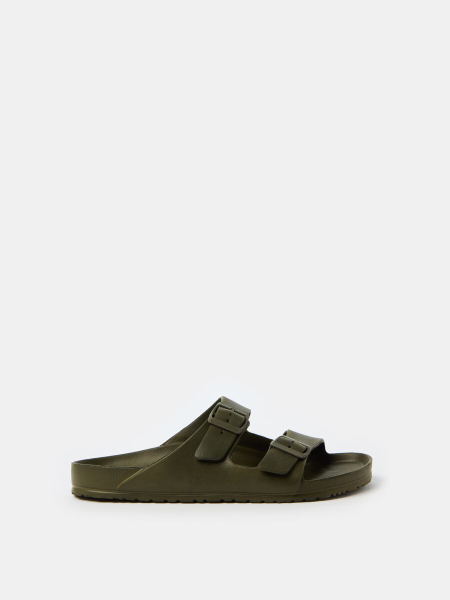 Double strap sandals with buckle_0