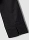 Camisa preta justa com fecho de correr integral_9