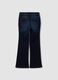 Girls&rsquo; blue flared stretch-cotton jeans_2