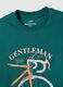 Gr&uuml;nes Kurzarm-T-Shirt aus reiner Baumwolle, Regular Fit_5