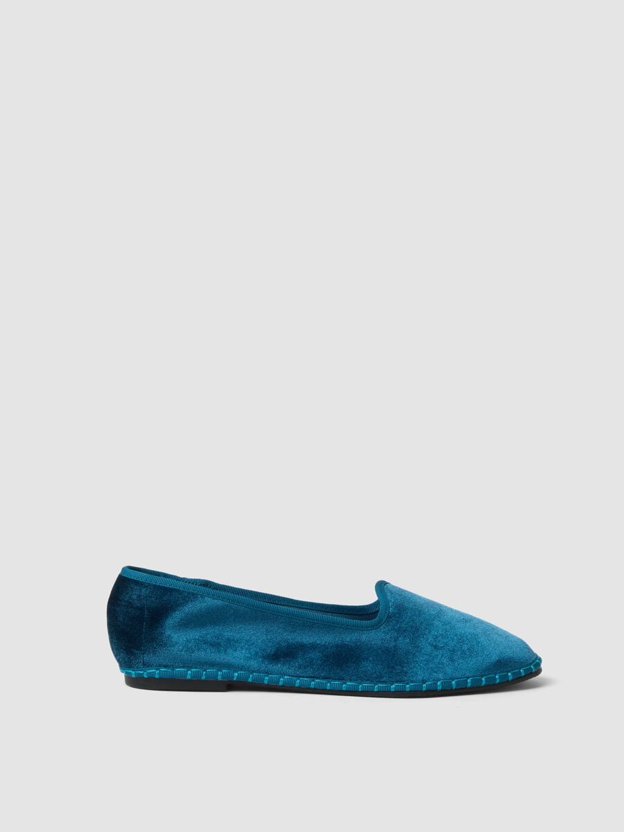 Classic blue ballet flats_0