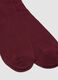 Bipack di calze lunghe blu e rosse in cotone elasticizzato_2