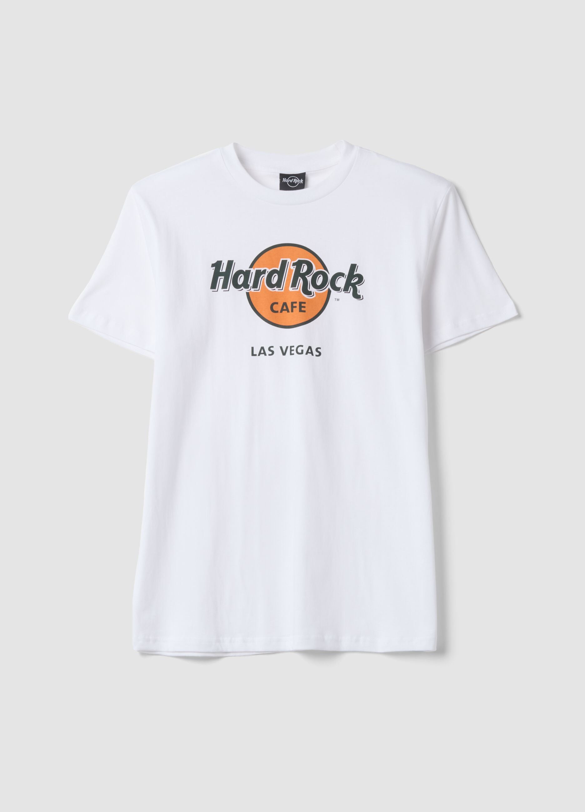 Wei&szlig;es T-Shirt aus reiner Baumwolle mit Print