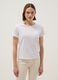 White short sleeve pure cotton regular fit T-shirt_0
