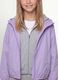 Violette Regenjacke mit Kapuze und Reissverschluss f&uuml;r M&auml;dchen_2