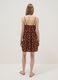 Brown polka-dot dress in pure viscose_2