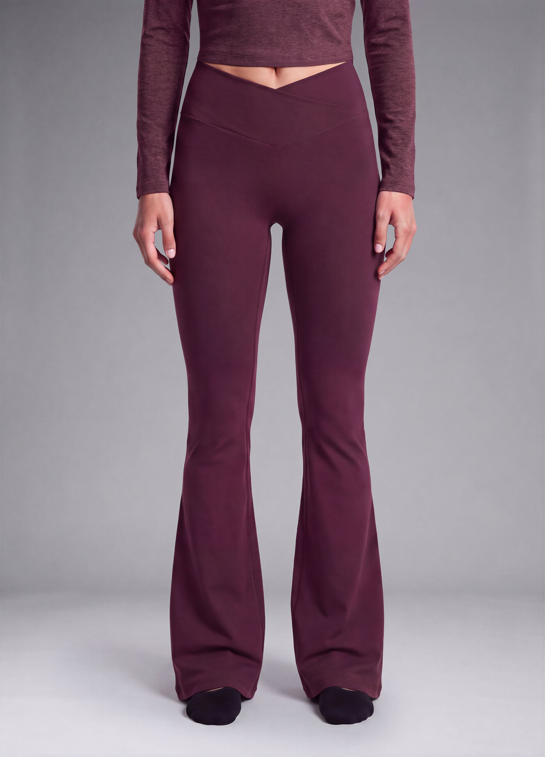 Violette Schlagleggings aus Stretchmaterial ALTAVIA STUDIO