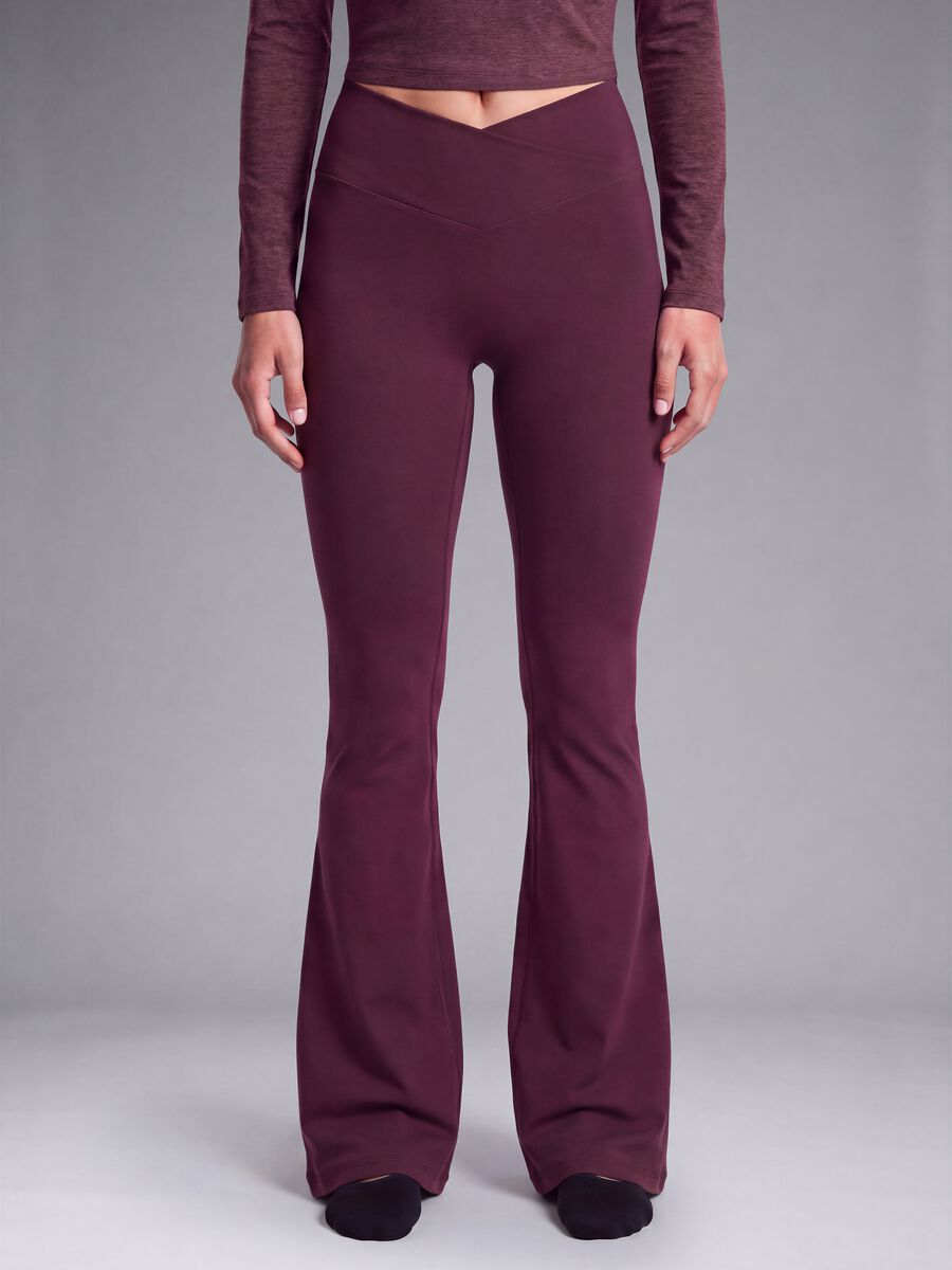 Violette Schlagleggings aus Stretchmaterial ALTAVIA STUDIO_2