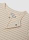 2-pack of organic cotton baby sleepsuits with feet in beige and white_3