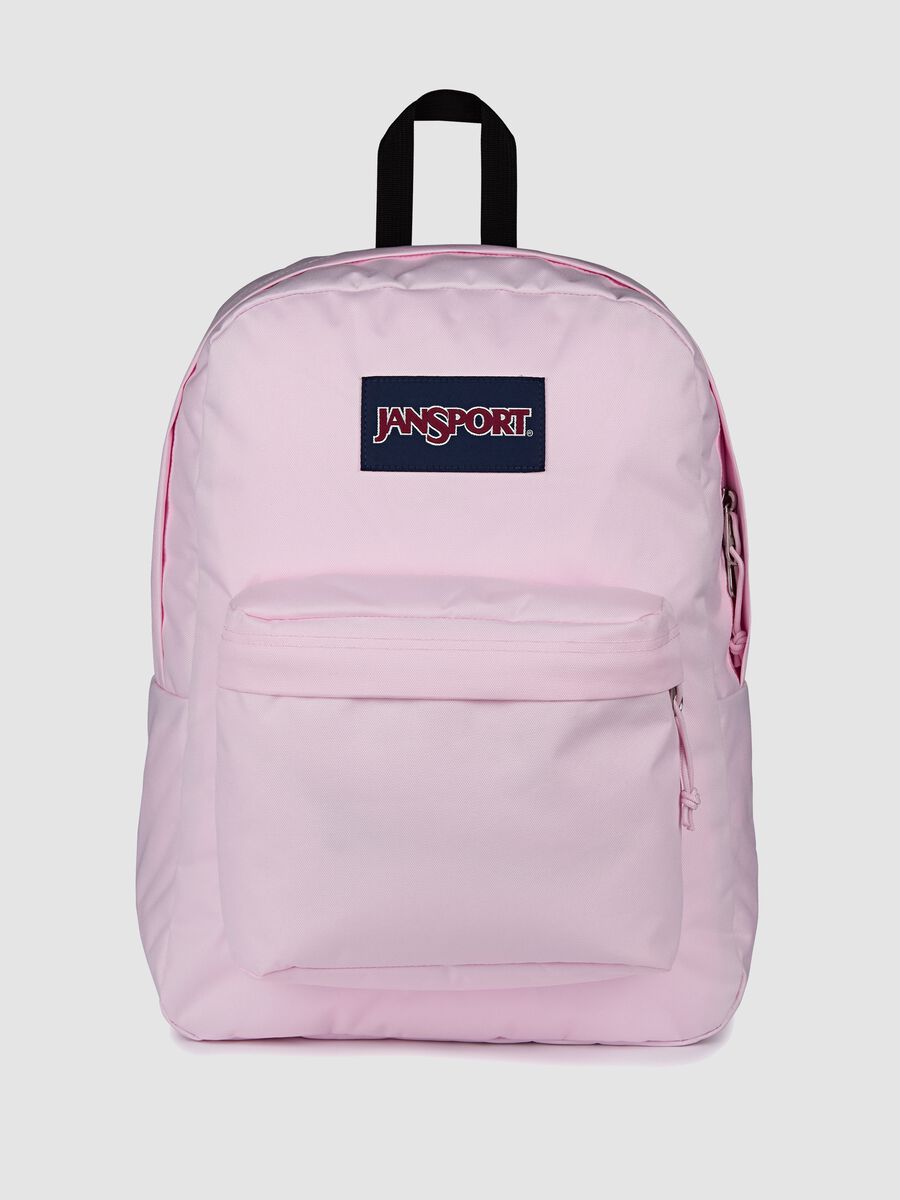 Zaino rosa con tasca frontale_0