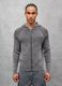 Knit Ribbed Hoodie Washed Grey_0