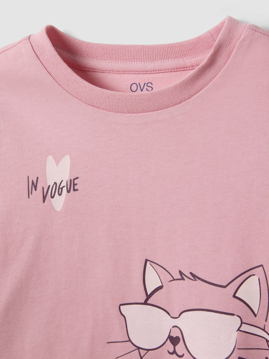 &Rho;&omicron;&zeta; &pi;&alpha;&iota;&delta;&iota;&kappa;ό T-shirt &alpha;&pi;ό 100% &omicron;&rho;&gamma;&alpha;&nu;&iota;&kappa;ό &beta;&alpha;&mu;&beta;ά&kappa;&iota; &mu;&epsilon; &sigma;&tau;ά&mu;&pi;&alpha; &gamma;&alpha;&tau;ά&kappa;&iota;_2