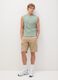 Men&rsquo;s green vest top in 100% cotton with regular fit_0
