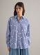 Camisa azul cielo de algod&oacute;n puro ajuste regular con motivo floral_2