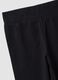 Black stretch cotton shorts_3