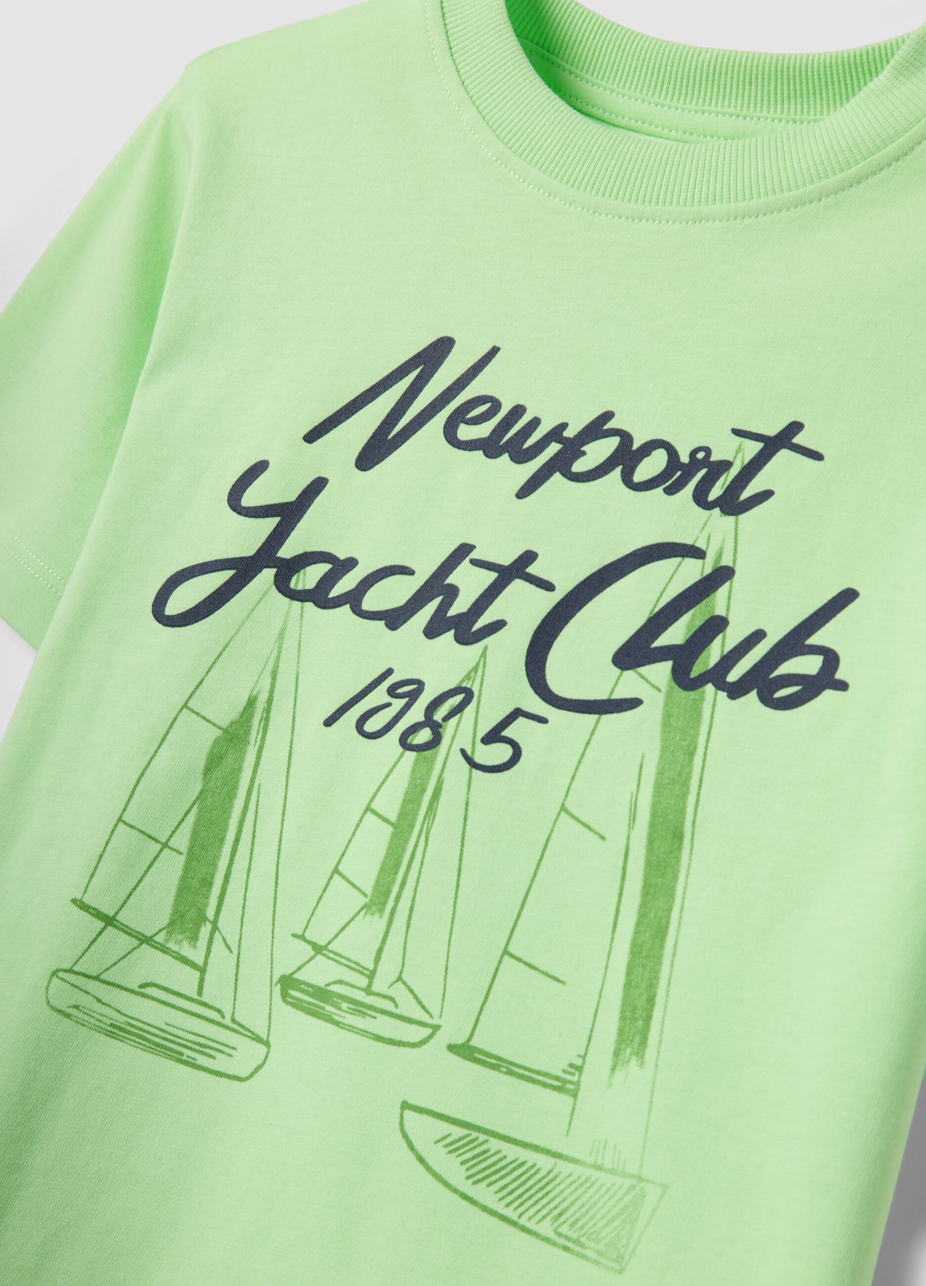 &Pi;&rho;ά&sigma;&iota;&nu;&omicron; &pi;&alpha;&iota;&delta;&iota;&kappa;ό T-shirt &alpha;&pi;ό 100% &beta;&alpha;&mu;&beta;ά&kappa;&iota; &mu;&epsilon; &sigma;&tau;ά&mu;&pi;&epsilon;&sigmaf; &iota;&sigma;&tau;&iota;&omicron;&pi;&lambda;&omicron;ΐ&alpha;&sigmaf;