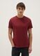 Red pure cotton regular fit t-shirt_0