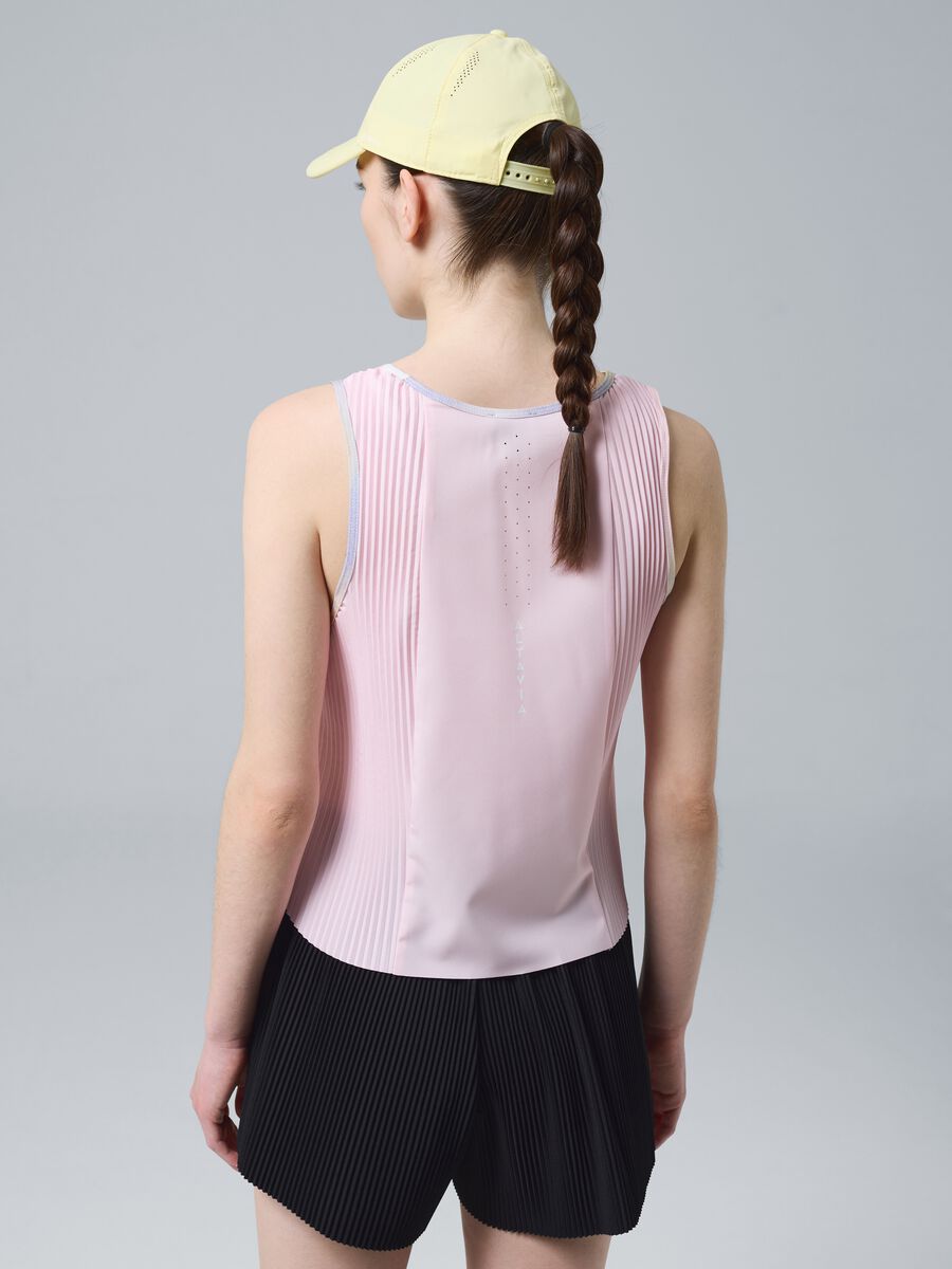 Plissiertes technisches Sporttop ALTAVIA COURT mit Tie-Dye-Effekt_2