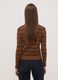 Brown viscose-blend polo-collar jumper, regular fit_3