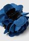 Blauer Haarklip mit Zierblume_1