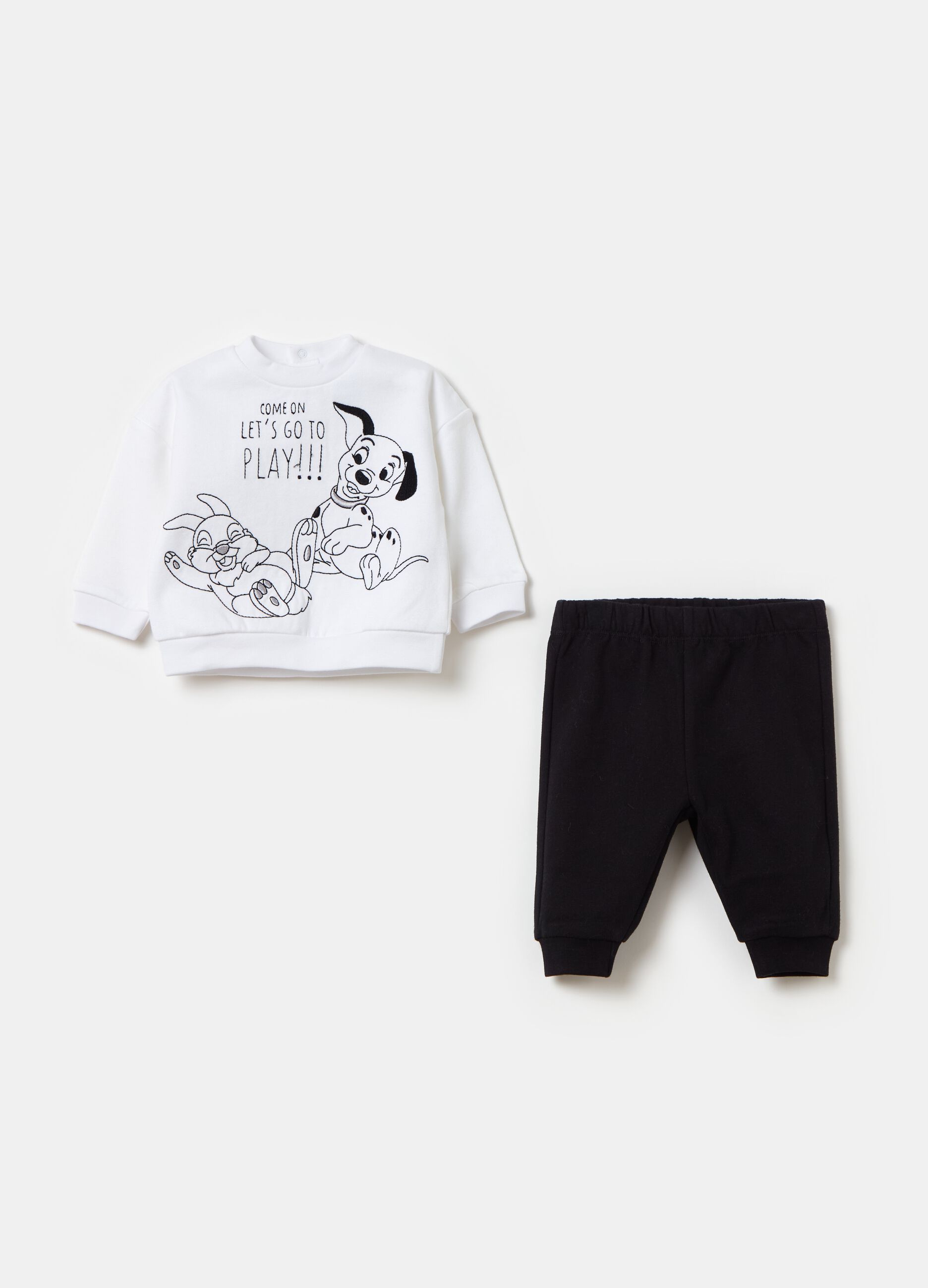 Jogging set with Lucky and Thumper embroidery