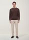 Cal&ccedil;as chino cinzentas slim fit em lyocell e algod&atilde;o el&aacute;stico_0