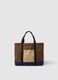 Multicolour pure cotton shopper bag with sturdy handles_0