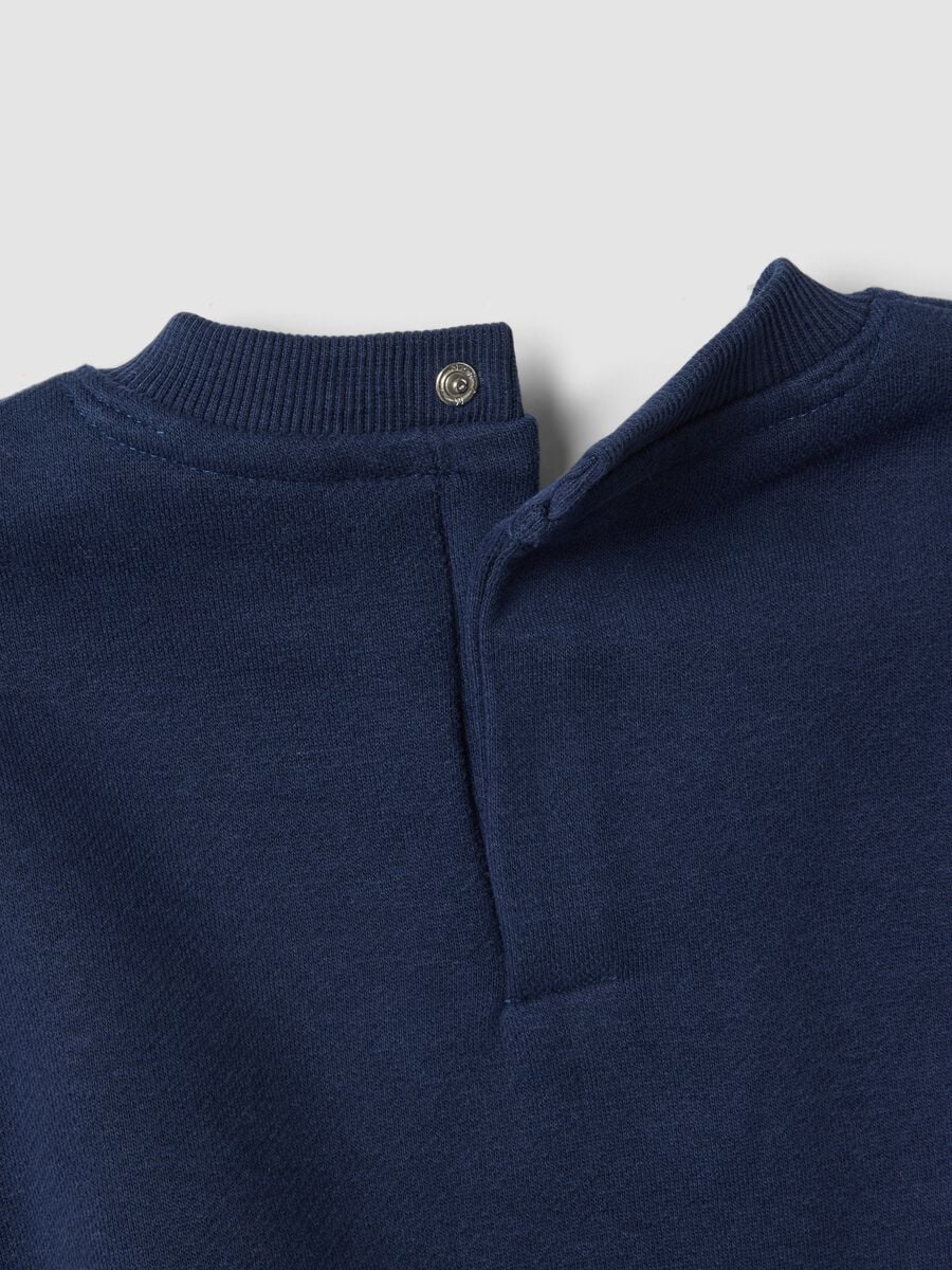 Navy blue cotton-blend crew-neck Mario Kart sweatshirt_3