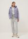 Purple padded jacket regular fit with hood_1