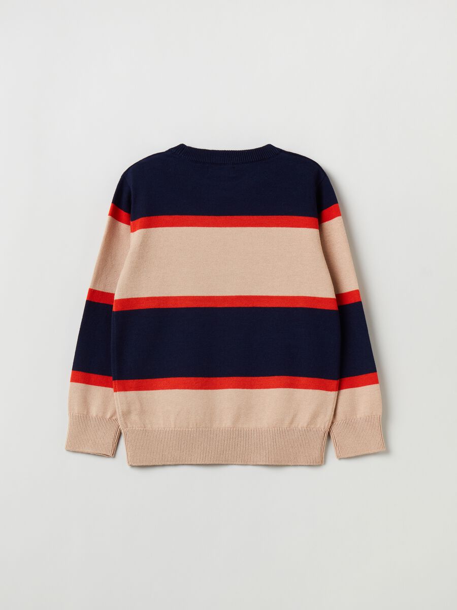 Striped cotton pullover_1