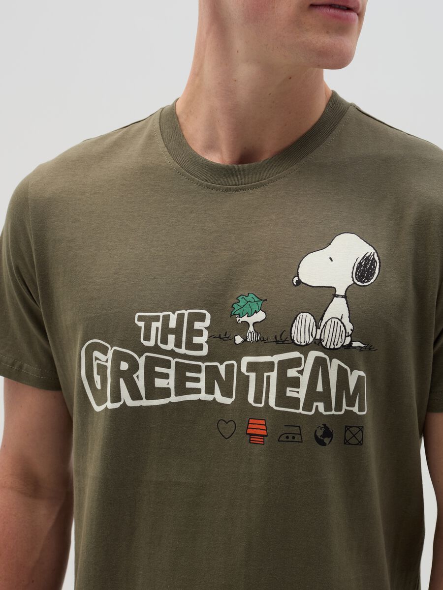Camiseta de algodón orgánico con estampado Snoopy_1