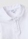 White pure cotton girl's polo regular fit with ruffles_3