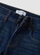 Blue stretch-cotton flared jeans_6