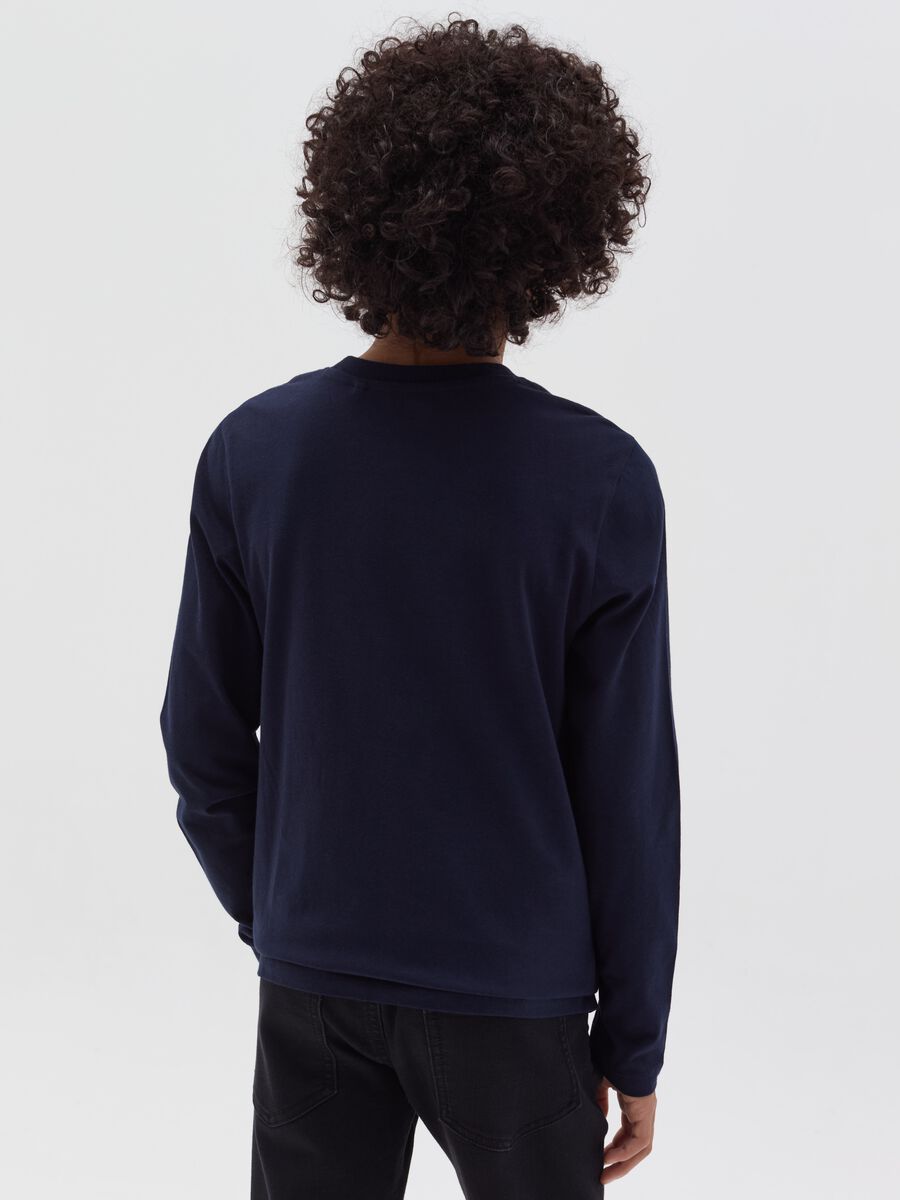 T-shirt with long sleeves and "Tigers 1973" print_2