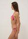 Pink triangle bikini top_3